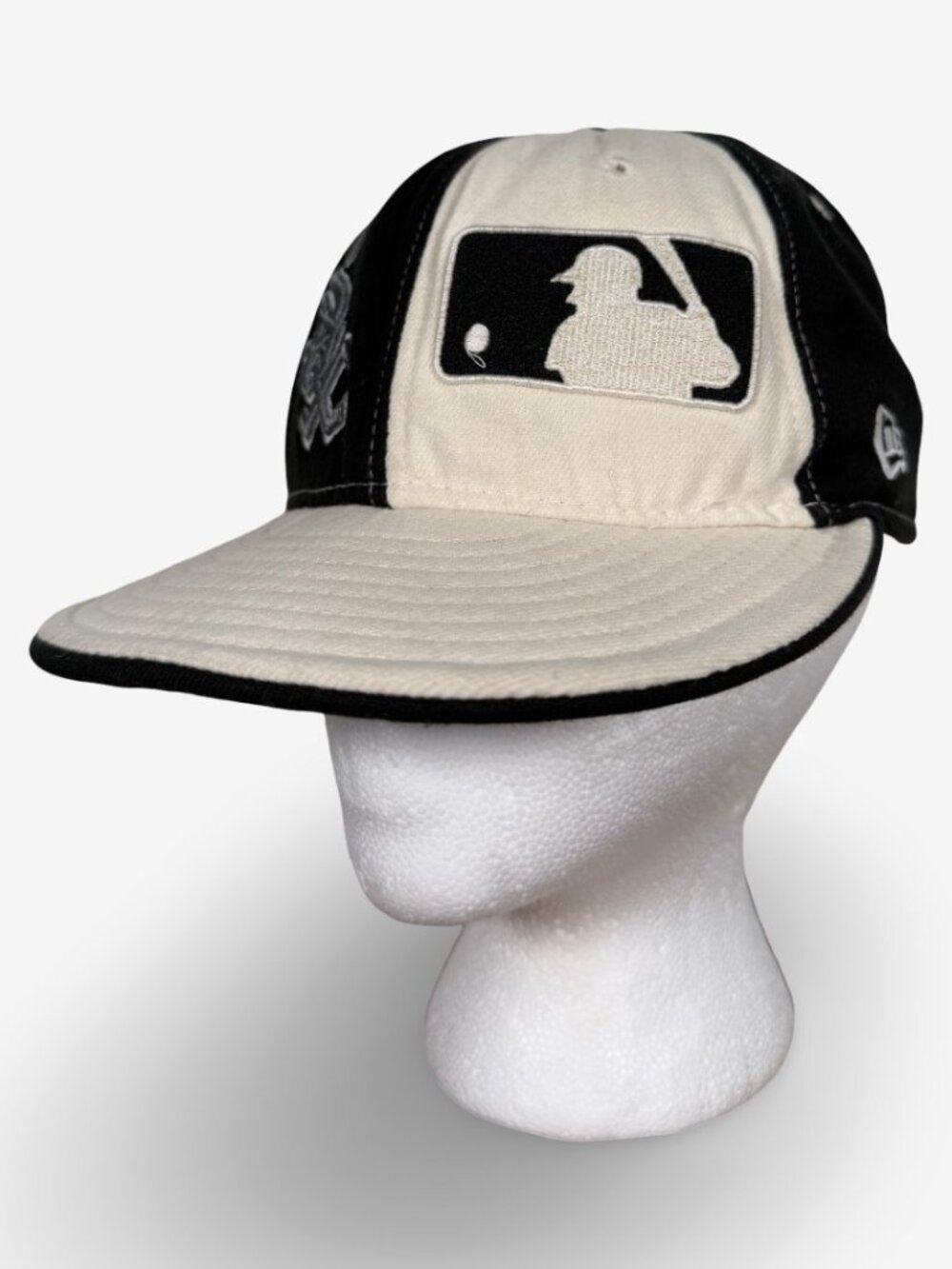 Rare 90s Vintage Made in USA MLB New Era Chicago White Sox Baseball Wool Hat